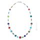 COLLIER MILLEFIORI bijoux fantaisie artistique colliers colliers perles de verre de Murano avec murrine fait à la main authentique Made in Italy