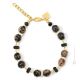 EMILY BRACELET bijoux fantaisie artistique bracelet de perles en verre de Murano avec aventurine fait à la main authentique Made in Italy