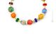 COLLIER EMILY bijoux fantaisie artistique colliers de perles en verre de Murano avec aventurine fait à la main authentique Made in Italy