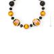 COLLIER DE FLEURS bijoux fantaisie artistique colliers colliers perles de verre de Murano avec or 18 carats fait à la main authentique Made in Italy