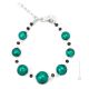 ONDA BRACELET bijoux fantaisie artistique bracelet de perles en verre de Murano avec argent 925 authentique fait à la main Made in Italy