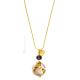 COLLIER EN MARBRE bijoux fantaisie artistique colliers de perles en verre de Murano avec or 18 carats fait à la main authentique Made in Italy