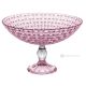 Bol à dessert MANHATTAN, pièce maîtresse décorative moderne peinte à la main en verre de qualité supérieure.