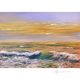 MER Peinture acrylique moderne sur toile Made in Italy 