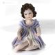 MARINELLA - Capodimonte, figurine unique en porcelaine raffinée et précieuse.