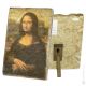 Ornement LA GIOCONDA en marbre jaune Made in Italy