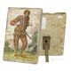 Ornement ARLECCHINO en marbre jaune Made in Italy