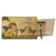 Ornement ANGELI MANDONNA SISTINA en marbre jaune Made in Italy