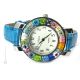 MONTRE-BRACELET ESPACE avec authentique verre de Murano fait à la main Murrine Made in Italy