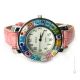 MONTRE-BRACELET ESPACE avec authentique verre de Murano fait à la main Murrine Made in Italy