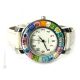 MONTRE-BRACELET ESPACE avec authentique verre de Murano fait à la main Murrine Made in Italy