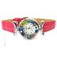 MONTRE-BRACELET POUR DAME avec authentique verre de Murano fait à la main Murrine Made in Italy