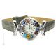 MONTRE-BRACELET POUR DAME avec authentique verre de Murano fait à la main Murrine Made in Italy
