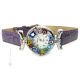 MONTRE-BRACELET POUR DAME avec authentique verre de Murano fait à la main Murrine Made in Italy