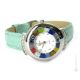 MONTRE-BRACELET ÉTOILE avec authentique verre de Murano fait à la main Murrine Made in Italy