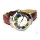 MONTRE-BRACELET ÉTOILE avec authentique verre de Murano fait à la main Murrine Made in Italy
