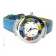 MONTRE-BRACELET ÉTOILE avec authentique verre de Murano fait à la main Murrine Made in Italy