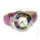 MONTRE-BRACELET ÉTOILE avec authentique verre de Murano fait à la main Murrine Made in Italy