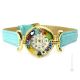 MONTRE-BRACELET POUR DAME avec authentique verre de Murano fait à la main Murrine Made in Italy