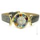 MONTRE-BRACELET POUR DAME avec authentique verre de Murano fait à la main Murrine Made in Italy