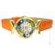 MONTRE-BRACELET POUR DAME avec authentique verre de Murano fait à la main Murrine Made in Italy