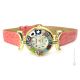 MONTRE-BRACELET POUR DAME avec verre de Murrine Murano fait à la main authentique Made in Italy