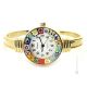 MONTRE-BRACELET RIALTO avec authentique verre de Murano fait à la main Murrine Made in Italy