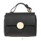 CARRIEMINI sac main et bandoulière femme, cuir véritable artisanal, noir
