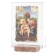 Ornement SAINTE FAMILLE CANIGIANI en marbre Orfalese et rouge sur cristal Made in Italy