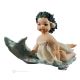PEARL - Statuette Capodimonte, élégance romantique en porcelaine d'art pur.