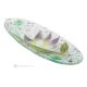 NINFEA – Centre de table, plateau, plat de service, design floral artistique en verre fait main