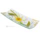 GERBERA – Centre de table, plateau, plat de service, verre artistique fait main, design moderne