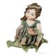 PRINTEMPS Statuette Capodimonte, représentation de la saison en porcelaine.