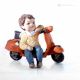 ROMEO - Figurine en porcelaine de Capodimonte, tradition et style italiens.