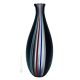 VASE CANNE Verre soufflé de Murano, artisanat authentique Made in Italy