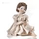 SABRINA - Capodimonte, figurine unique en porcelaine raffinée et précieuse.
