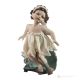 VOILE - Capodimonte, statuette unique, élégance et art en pure porcelaine.