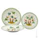 BIRD PLATES Collection de services de vaisselle en céramique Castelli, peints à la main, Made in Italy