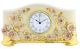 HORLOGE DE TABLE Céramique artistique de style baroque de couleur or 24 carats Fabriqué en Italie
