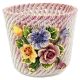 PORTE-POT DE FLEURS 2 Porte-plantes en céramique Créations Artistiques Feuille d'Or 24 carats Fabriqué en Italie