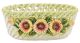 PORTE-POT DAISY 1 Porte-plantes Céramique artistique Feuille d'or 24 carats Fabriqué en Italie