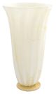 VASE CÔTELÉ OR Vase en Verre de Murano Feuille d'Or Venise Fait à la Main Fabriqué en Italie
