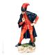 PANTALOON Figurine Statue Capodimonte Figurine en Porcelaine Faite à la Main Fabriqué en Italie