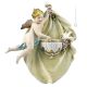 MUR GAUCHE SOURCE Figurine Statue Capodimonte Figurine en porcelaine faite à la main fabriquée en Italie