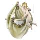 MUR DROIT SOURCE Statue Statue Figurine en porcelaine de Capodimonte faite à la main en Italie