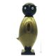 OWL Murano verre soufflé feuille d'or 24 carats, artisanat authentique Made in Italy