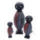 CHOUETTE Murrine en verre soufflé de Murano artisanat authentique Made in Italy